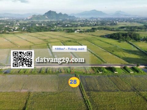 BÁN ĐẤT THỔ CƯ TRŨNG MÉT TRẦN PHÚ GIÁ RẺ 100m² (T28) – GIAO THÔNG THUẬN TIỆN