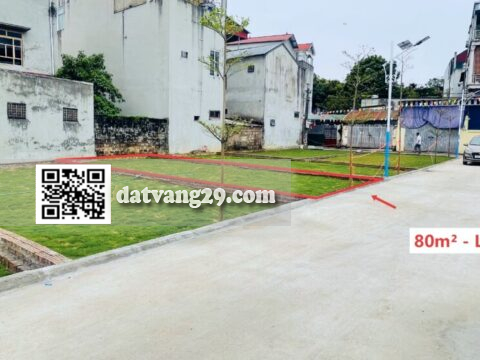 Bán đất Thổ Cư Xuân Linh Xuân Mai 80m² – Gần trung tâm Xuân Mai – vị trí đẹp, dễ xây dựng (LK4)
