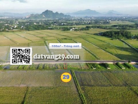  CHÍNH CHỦ GỬI BÁN 100M² TRŨNG MÉT HOÀNG VĂN THỤ – Gần chợ, trường học, Hồ Văn Sơn