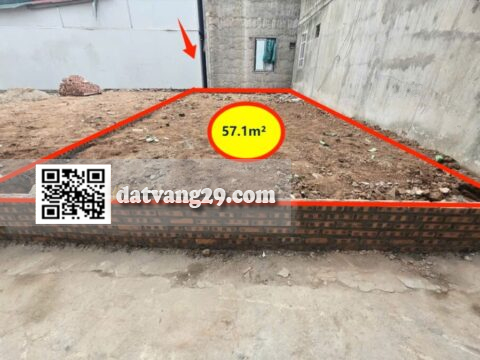 CHÍNH CHỦ CẦN BÁN GẤP MẢNH ĐẤT VÀNG 57.1m² – TRUNG TÂM PHƯỜNG CHƯƠNG MỸ