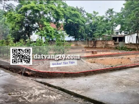 Bán đất Tân Tiến Chương Mỹ giá tốt 64.8m²mặt tiền đẹp dễ xây nhà