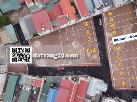 Bán đất phân lô Phố Gốt Đông Sơn 88,6m2 – Hạ tầng đồng bộ, sổ đỏ sẵn.