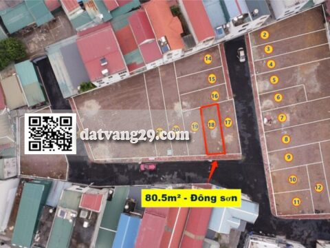 Đầu tư đất Đông Sơn Chương Mỹ 80.5m² – sát trục QL6 huyết mạch