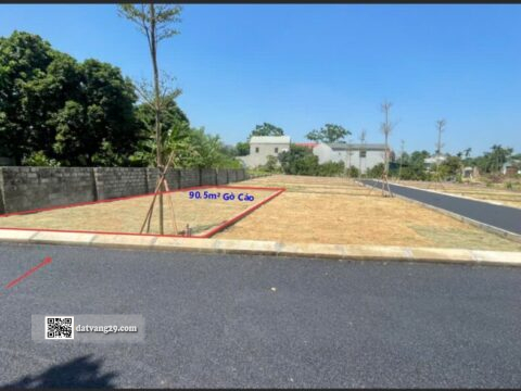 Bán Đất Nền Gò Cáo Thủy Xuân Tiên 90.5m² Sổ Đỏ Trao Tay – Giá đầu tư LK7