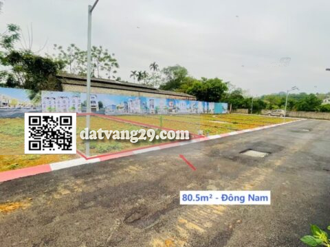 BÁN ĐẤT NỀN PHÂN LÔ NAM PHƯƠNG TIẾN 80.6m² – TIỀM NĂNG TĂNG GIÁ