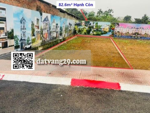 Bán Đất Phân Lô Nam Phương Tiến 82.6m² (LK1) – Sổ Đỏ Chính Chủ – Giá đầu tư