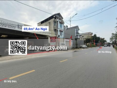 Bán đất Quảng Bị 69,4m² mặt đường Tỉnh Lộ 419 Kinh doanh đỉnh