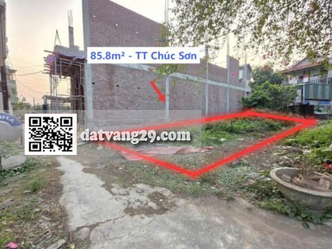 Bán Đất Thổ Cư Bình Sơn Chúc Sơn 85.8m²  – Gần chợ,Trung Tâm Hành Chính, Giá tốt