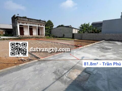 Bán Đất Thổ Cư Trần Phú  81.8m² (LK2) – Hạ tầng đồng bộ, Giá đầu tư