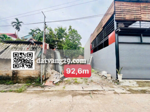 Bán Đất Chúc Đồng Thuỵ Hương 92.6m² – Sổ đỏ chính chủ – Giá đầu tư