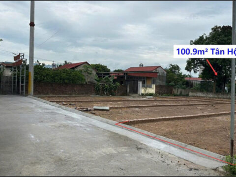 Bán Đất Nền Tân Hội Trần Phú Giá Rẻ 100.9m² – Giao thông thuận tiện, đường rông ô tô vào tận nơi – Giá F0