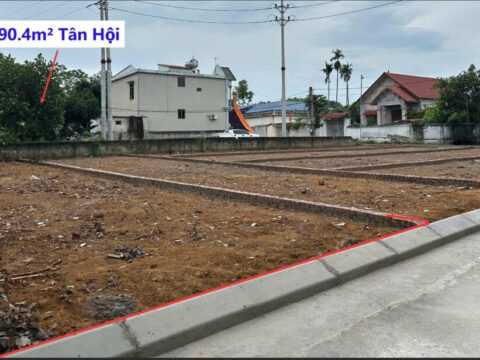 Bán Đất Thổ Cư Tân Hội Trần Phú 90.4m² – Đường rộng, ô tô vào tận nơi – Giá F0