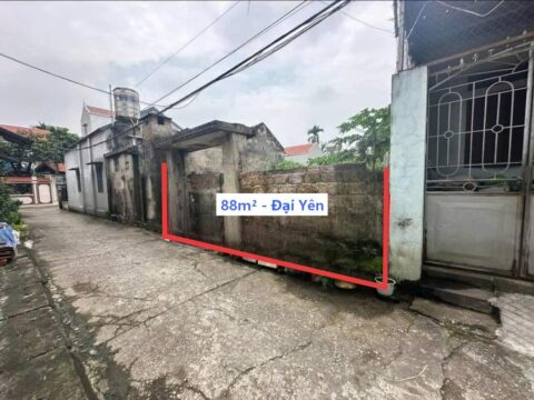 Bán Đất Thổ Cư Xóm Dẫy Đại Yên 88m² | Gần tỉnh lộ 419 – Giá đầu tư hấp dẫn
