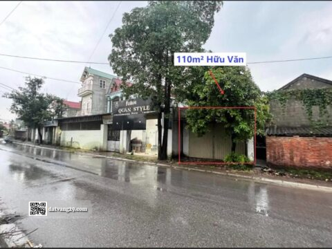 Bán đất thôn Am Thuận Hữu Văn 110m² Mặt đường rộng kinh doanh, giao thông thuận tiện