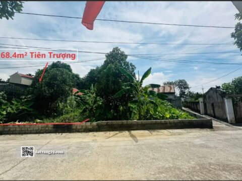 Bán đất Khu Tiên Trượng Thị trấn Xuân Mai 74.2m² Khu dân cư đông đúc, văn minh