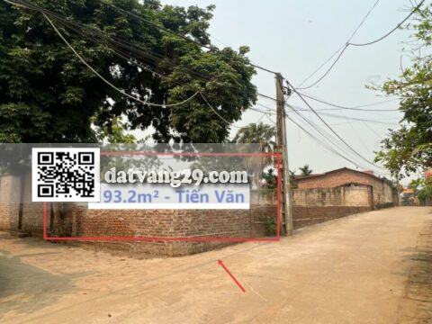 Bán Đất Thổ Cư Tiến Văn Hoàng Văn Thụ 193.2m² – Lô góc thoáng – Giá đầu tư