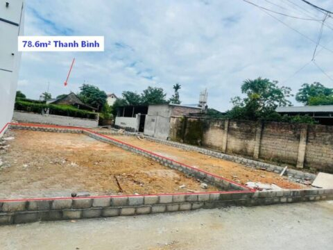 Bán Đất Thanh Nê Phú Nghĩa Giá rẻ 78.6m² – sổ đỏ chính chủ – Giá F0
