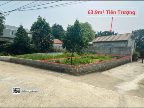 Bán đất Tiên Trượng Xuân Mai 63,9m² Đường rộng ô tô tránh nhau thoải mái