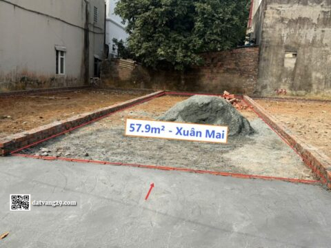 Bán Đất Nền Xuân Mai Giá Rẻ 57.9m² (LK3) – Khu dân cư đông – Giá Tốt