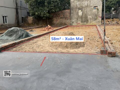 Bán Đất Thổ Cư Xuân Mai Giá Rẻ 58m² (LK2) – Gần QL6, tiện ích đầy đủ – Giá Tốt
