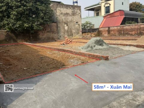 Bán Đất Phân Lô Xuân Mai Giá Rẻ 58m² (LK4) – Sổ đỏ chính chủ – Giá đầu tư